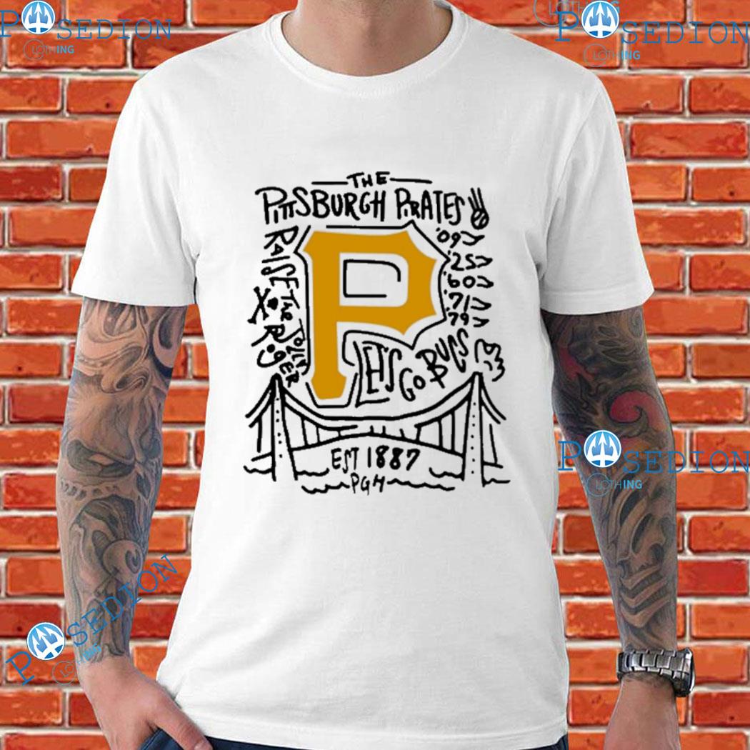 Funny The Pittsburgh Pirates Raise The Jolly Let's Go Bucs Shirt - Ipeepz
