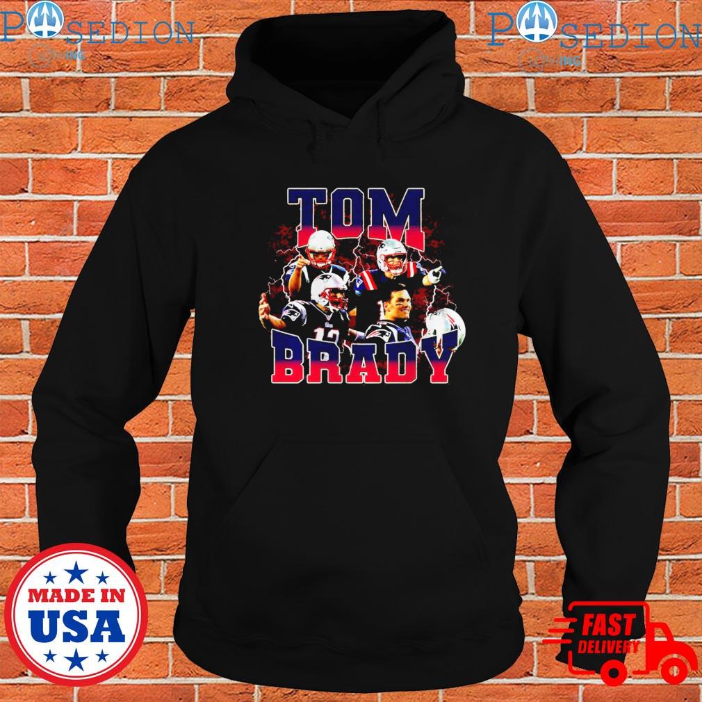 Official red Tom Brady new england patriot T-shirt, hoodie, sweater, long  sleeve and tank top