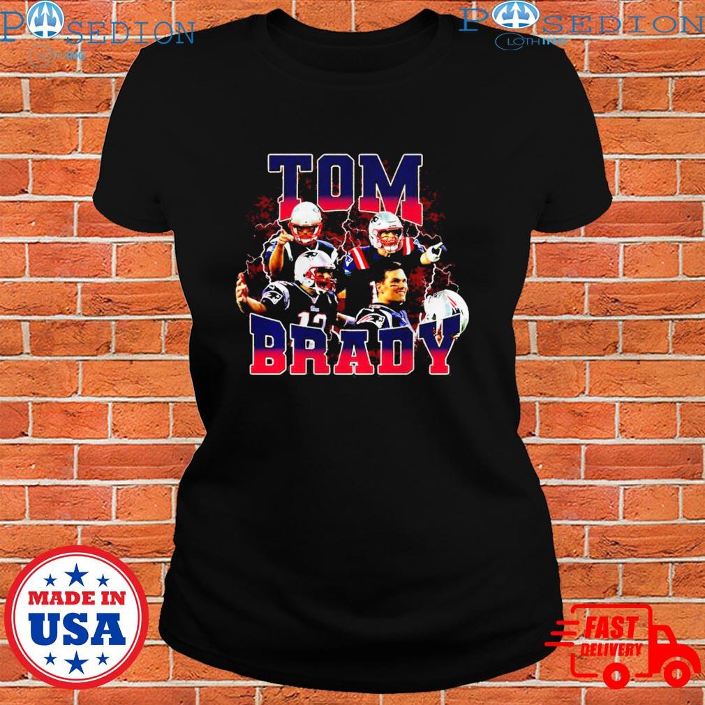 Official red Tom Brady new england patriot T-shirt, hoodie, sweater, long  sleeve and tank top