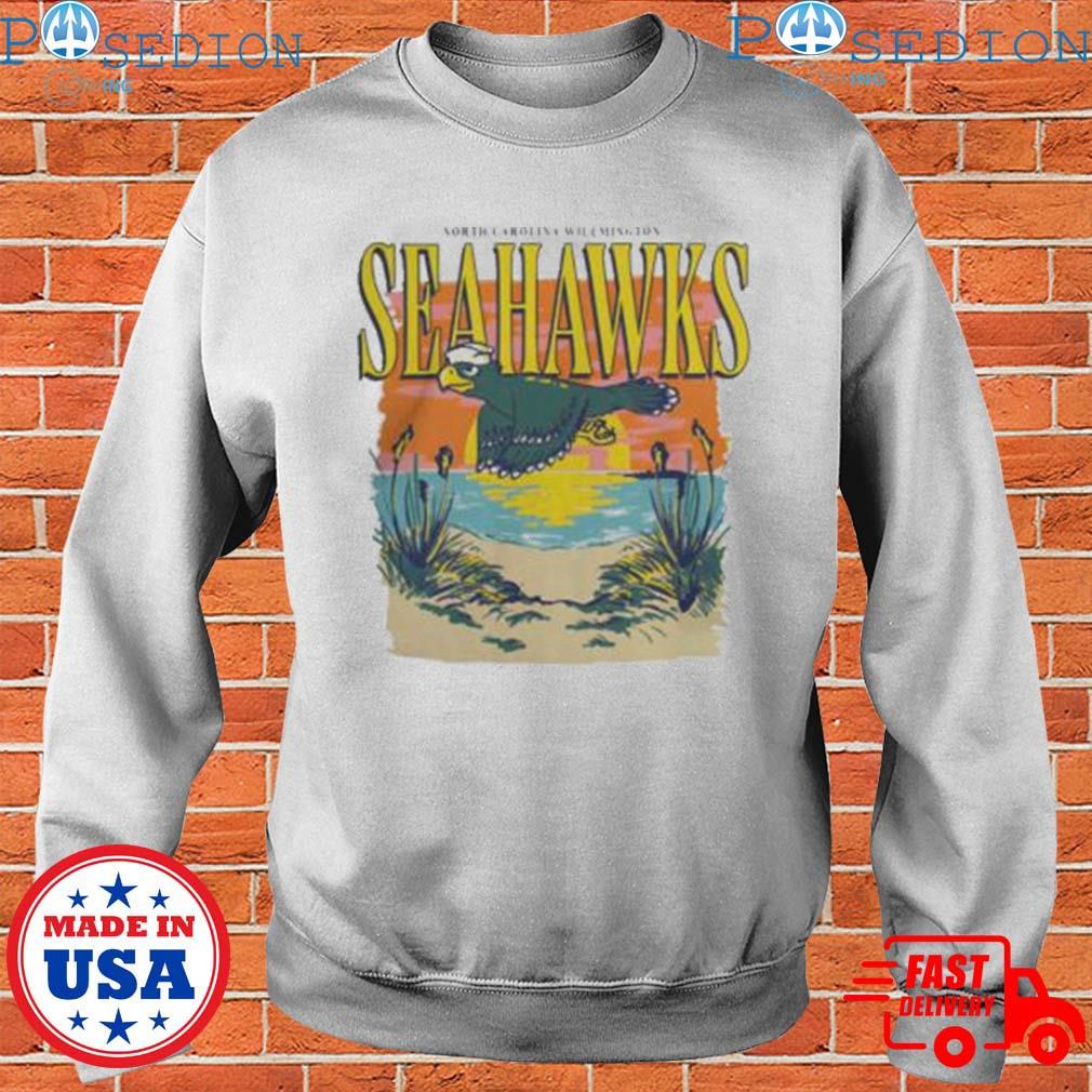 Unc Wilmington Unc Wilmington Seahawks Throwback T Shirt - Limotees