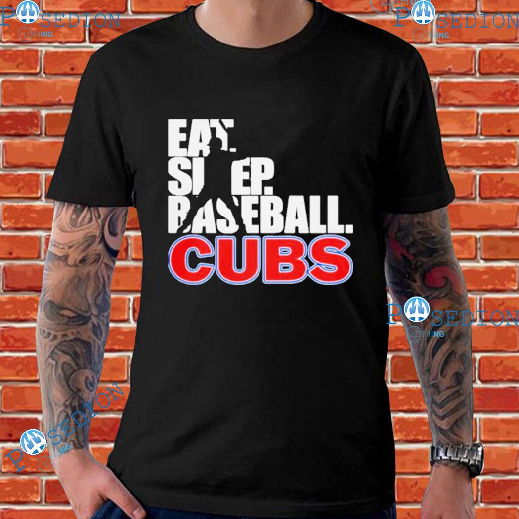 2023 eat sleep baseball Chicago Cubs T-shirt, hoodie, sweater