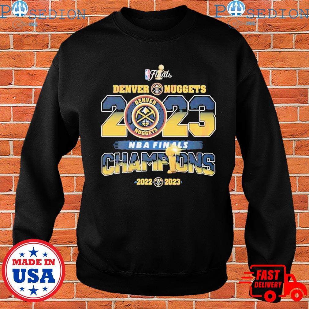 Design denver Nuggets 2023 NBA Finals Champions Official Logo T-Shirt,  hoodie, sweater, long sleeve and tank top