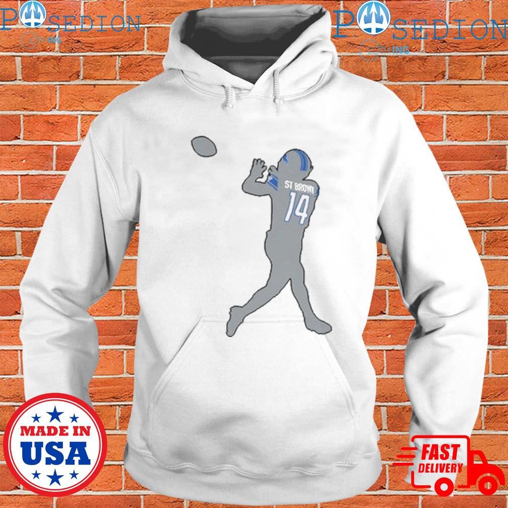 Amon Ra St. Brown Detroit Lions 14 shirt, hoodie, sweater, long sleeve and  tank top