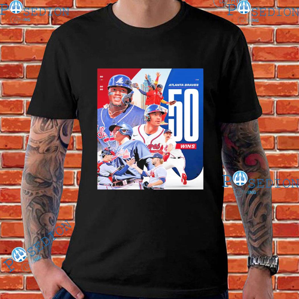 Atlanta braves become the 1st nl team to reach 50 wins T-shirt