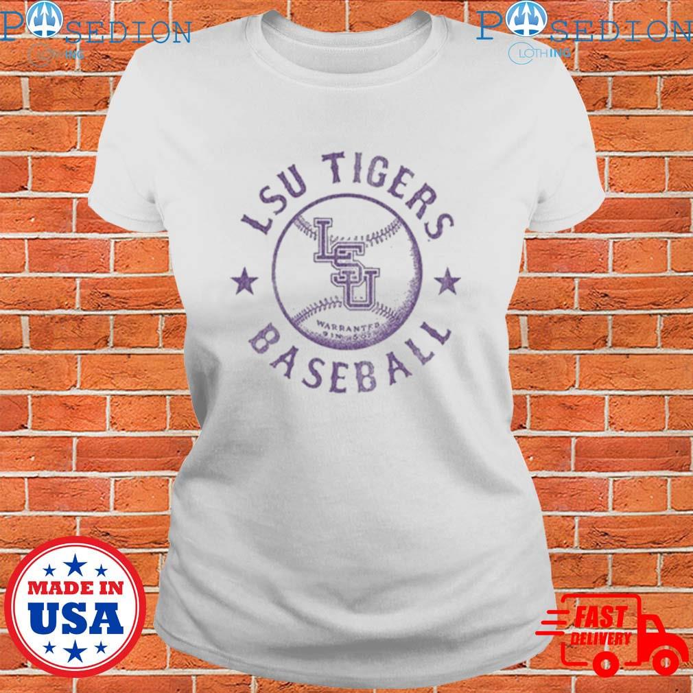 Official b&b dry goods lsu tigers baseball warranted garment dyed