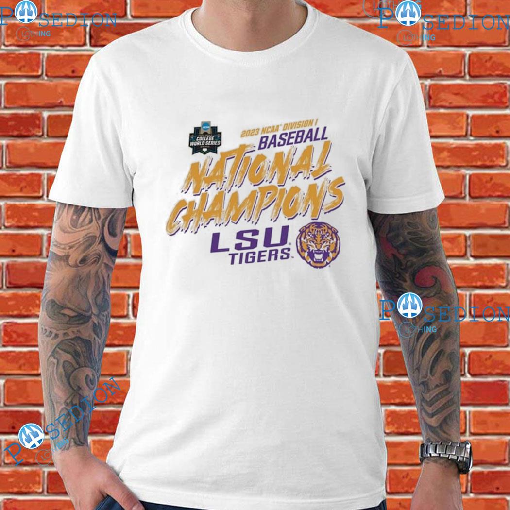 Unisex Champion White LSU Tigers 2023 NCAA Men's Baseball