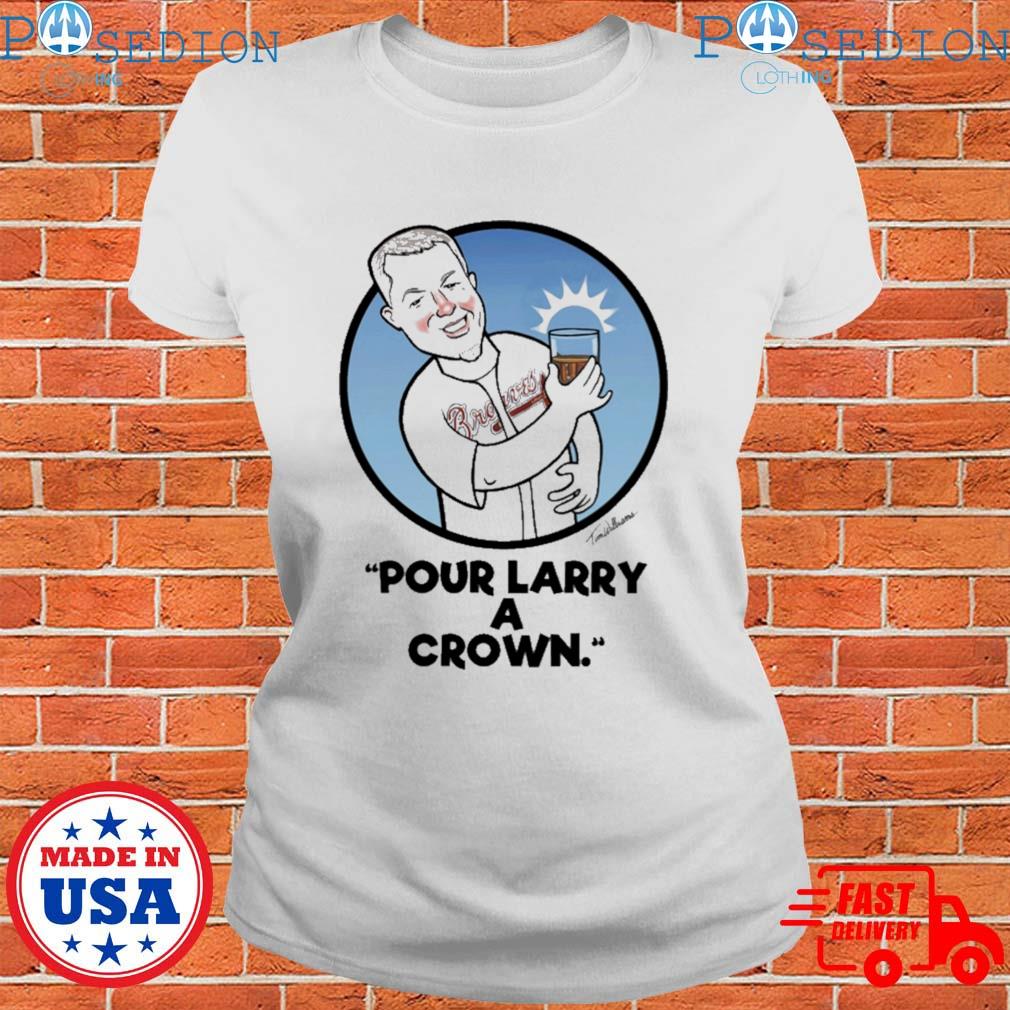 Official chipper Jones Pour Larry A Crown Signatures T-Shirt, hoodie, tank  top, sweater and long sleeve t-shirt
