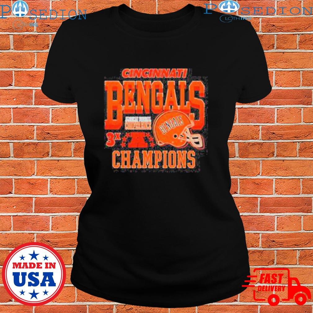 Logo CincinnatI bengals vintage 3x championship shirt, hoodie, longsleeve,  sweater