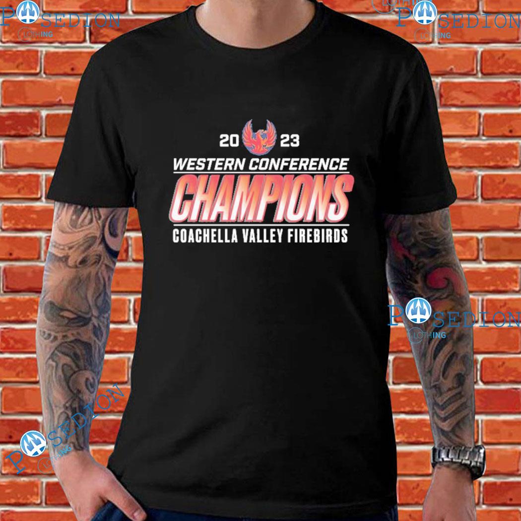 Coachella Valley Firebirds 2023 Western Conference Champions Youth Short  Sleve T-Shirt