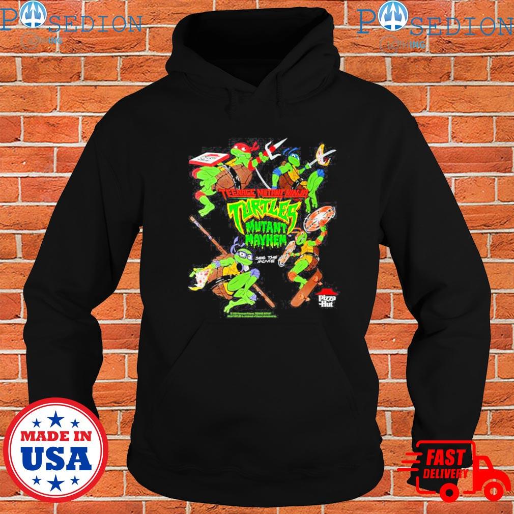 Official Dan hernandez pizza hutnage mutant ninja turtles mutant mayhem T- shirt, hoodie, sweater, long sleeve and tank top