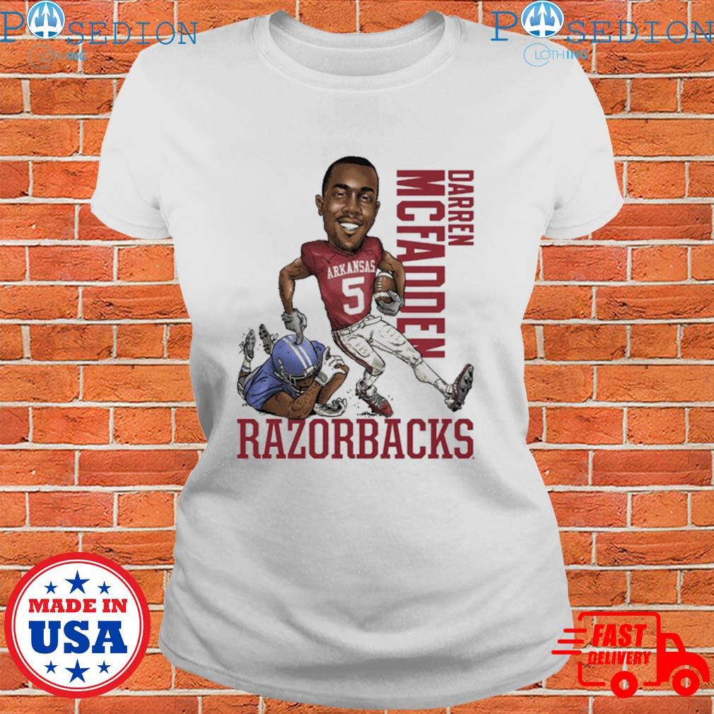 Darren mcfadden caricature arKansas razorbacks shirt, hoodie, sweater, long  sleeve and tank top