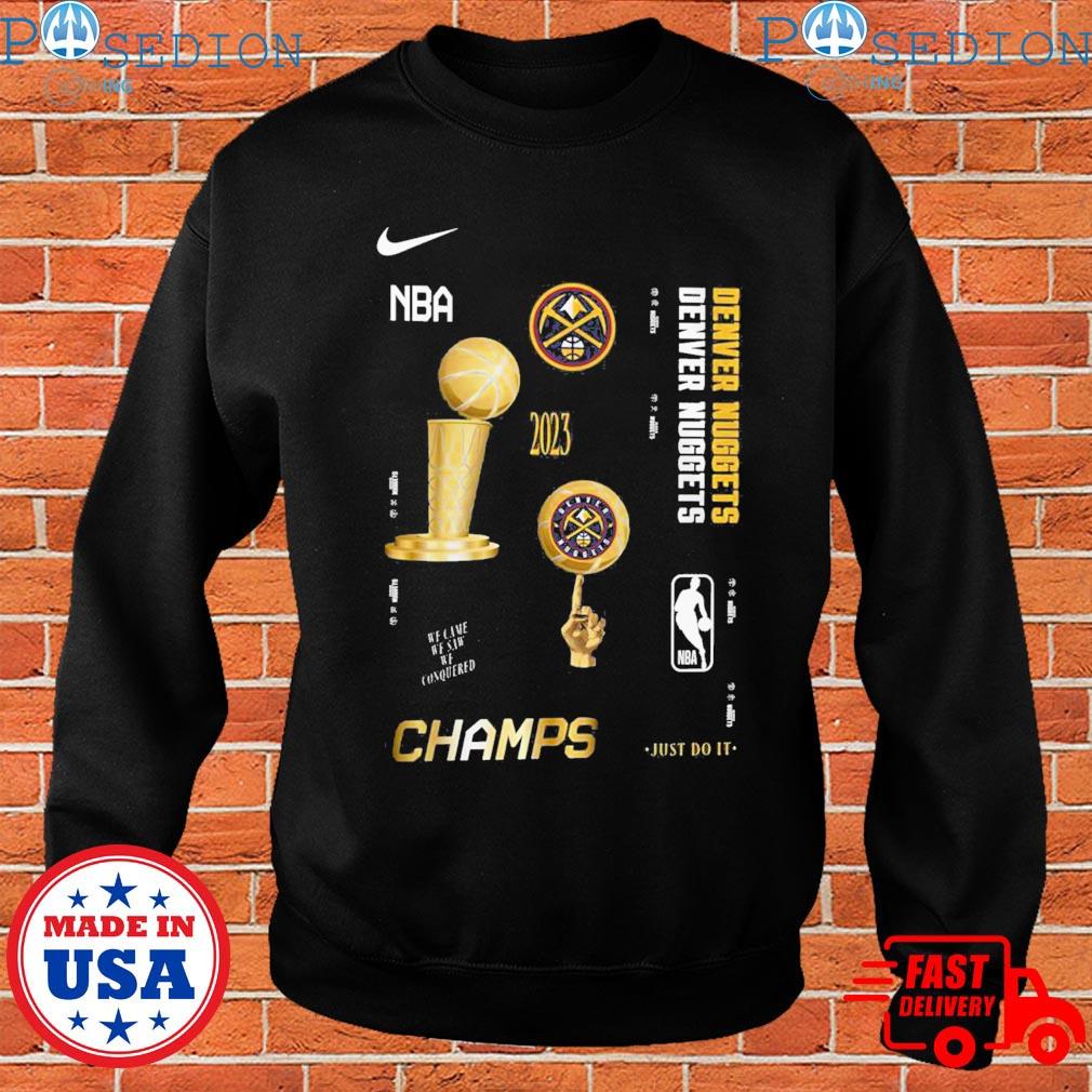 Denver Nuggets Nike 2023 NBA Finals Champions Celebration Shirt, hoodie,  sweater, long sleeve and tank top