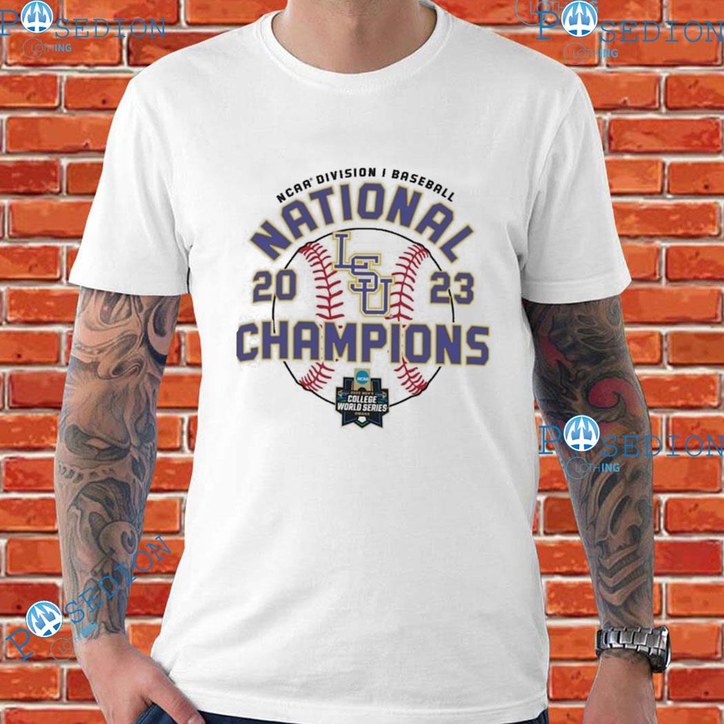 Heart LSU Tigers 2023 NCAA Baseball National Champions shirt