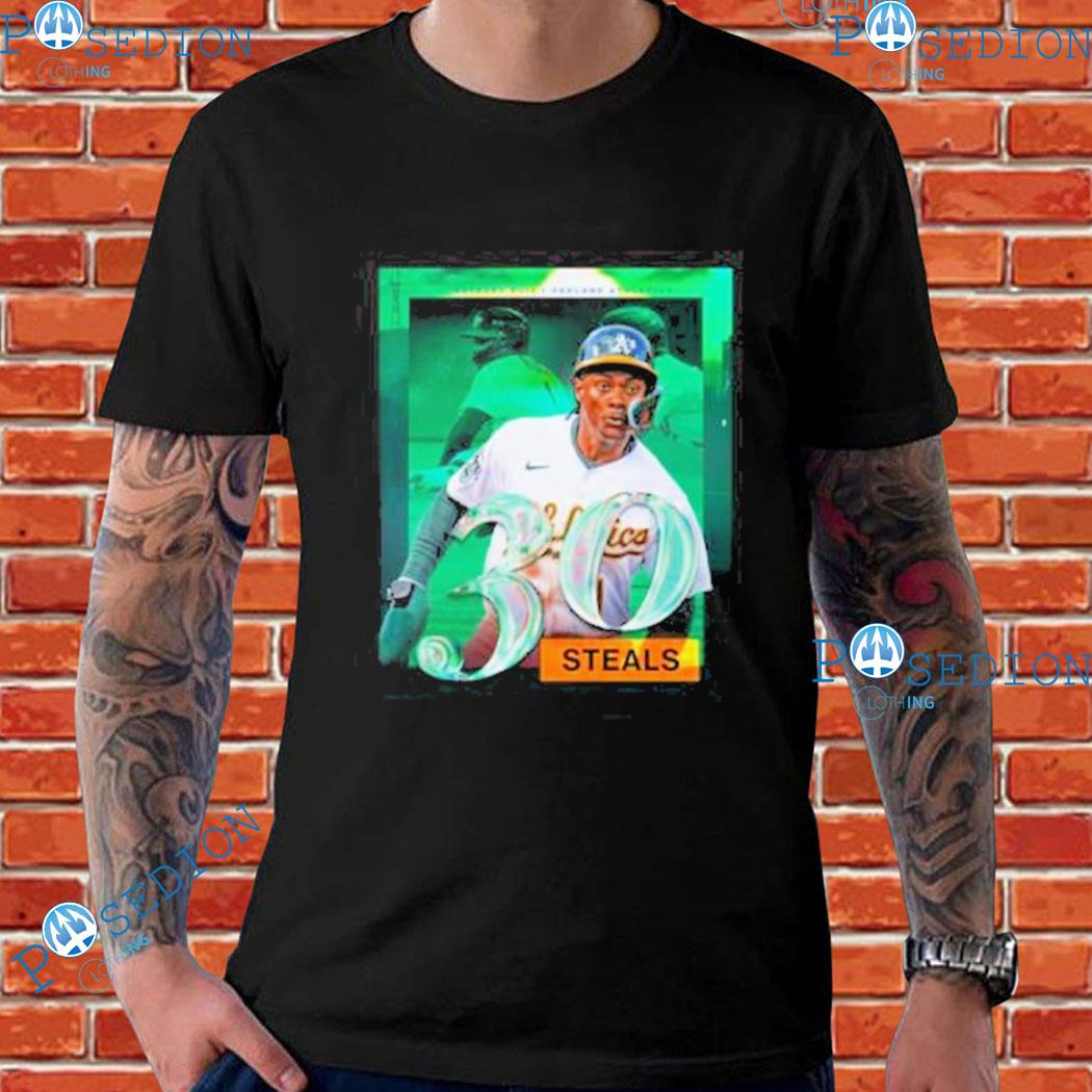 Esteury Ruiz Oakland Athletics 30 Steals Shirt - Bring Your Ideas