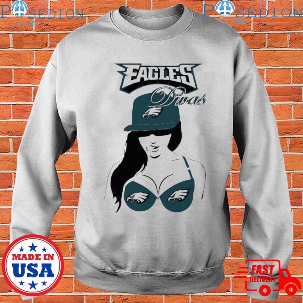 Ladies Philadelphia Eagles Long Sleeve T-Shirts, Eagles Long-Sleeved Shirt