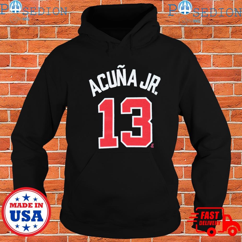 Youth Ronald Acuna Jr. Navy Atlanta Braves Player Logo Jersey