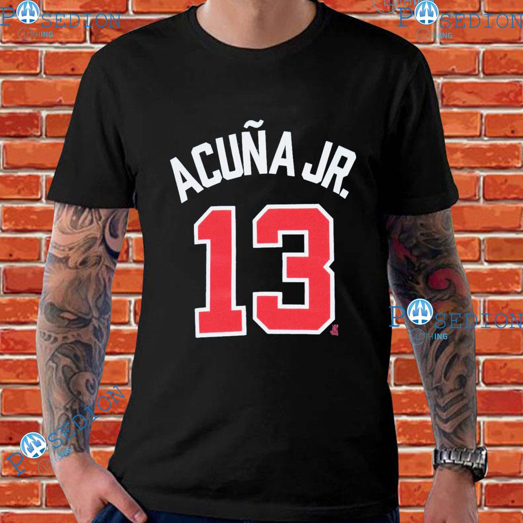 Infant nike ronald acuna jr. navy atlanta braves player name and number  T-shirts, hoodie, sweater, long sleeve and tank top