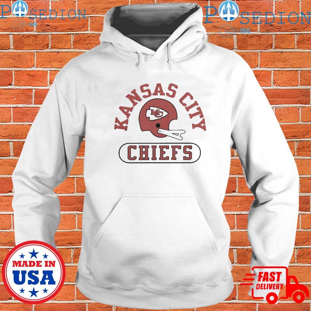 Official kansas city Chiefs throwback helmet T-shirts, hoodie, tank top,  sweater and long sleeve t-shirt