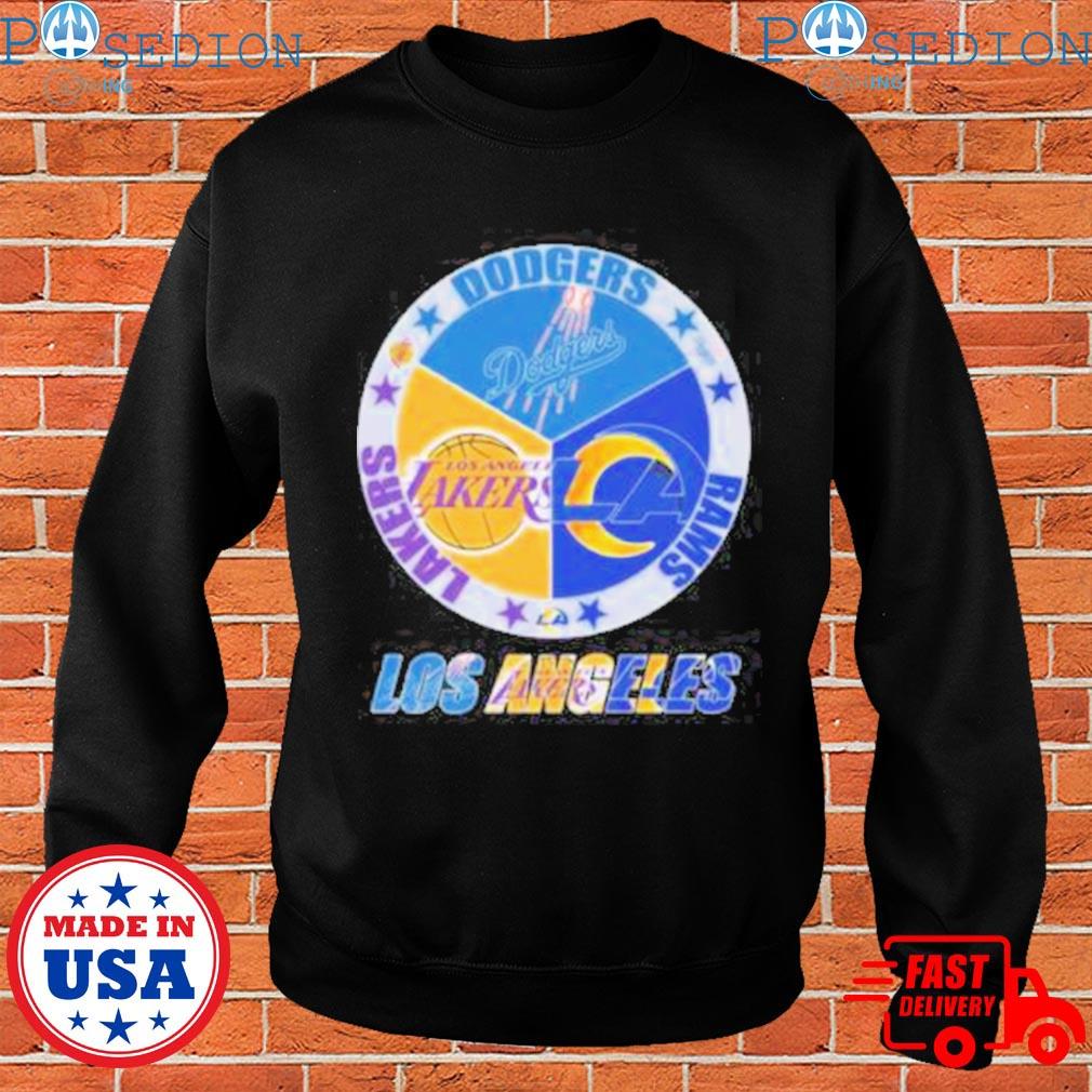 Official Los angeles Dodgers and los angeles Lakers 2023 T-shirt, hoodie,  tank top, sweater and long sleeve t-shirt