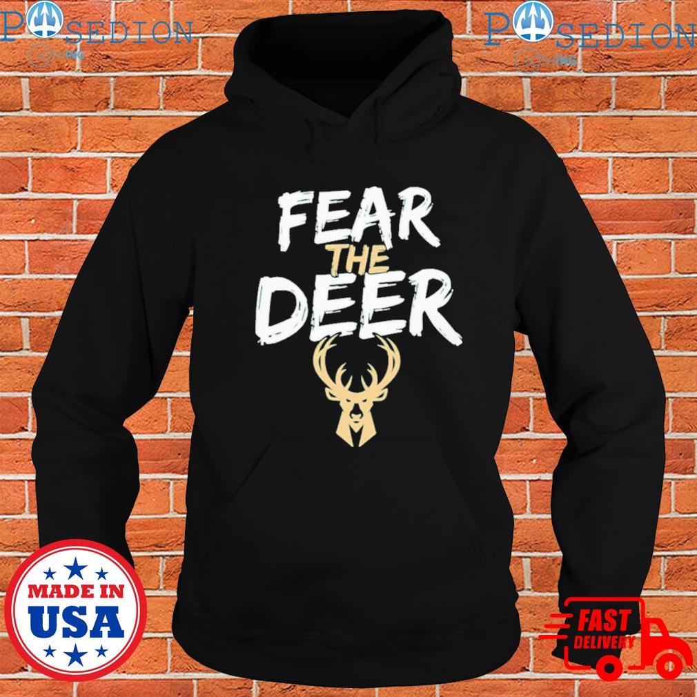 Skeleton Milwaukee Bucks Fear The Deer Baseball Shirt,Sweater, Hoodie, And  Long Sleeved, Ladies, Tank Top