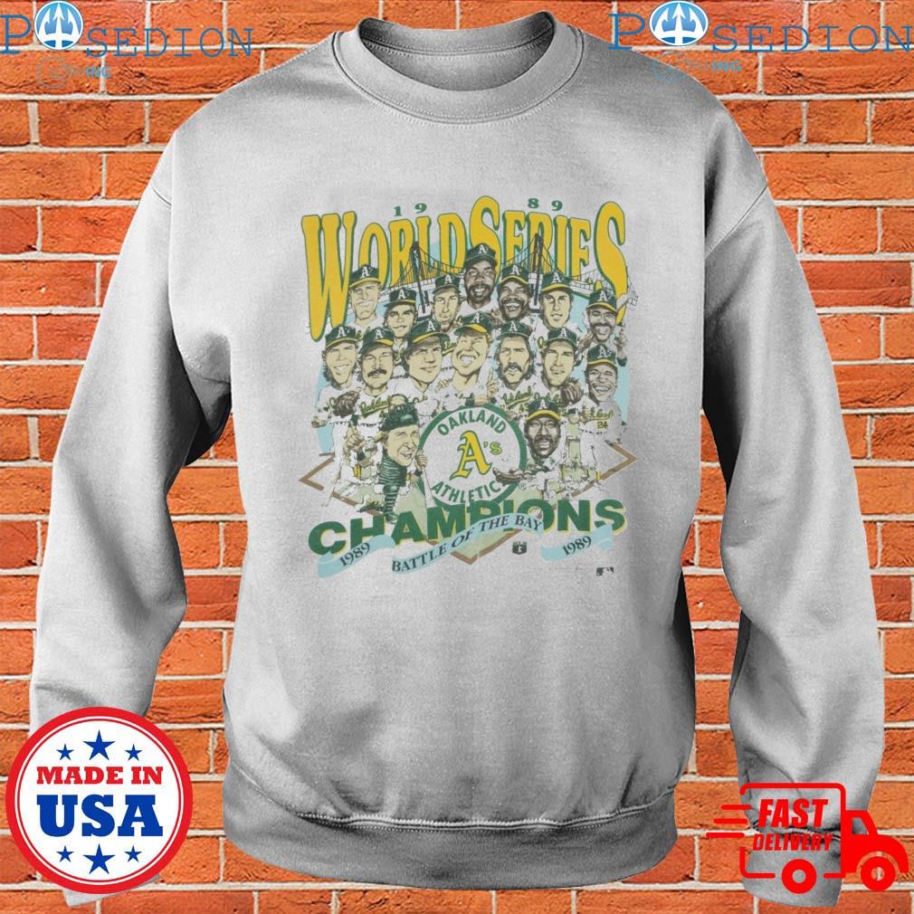 Oakland Athletics 1989 World Series Champions shirt, hoodie, sweater, long  sleeve and tank top