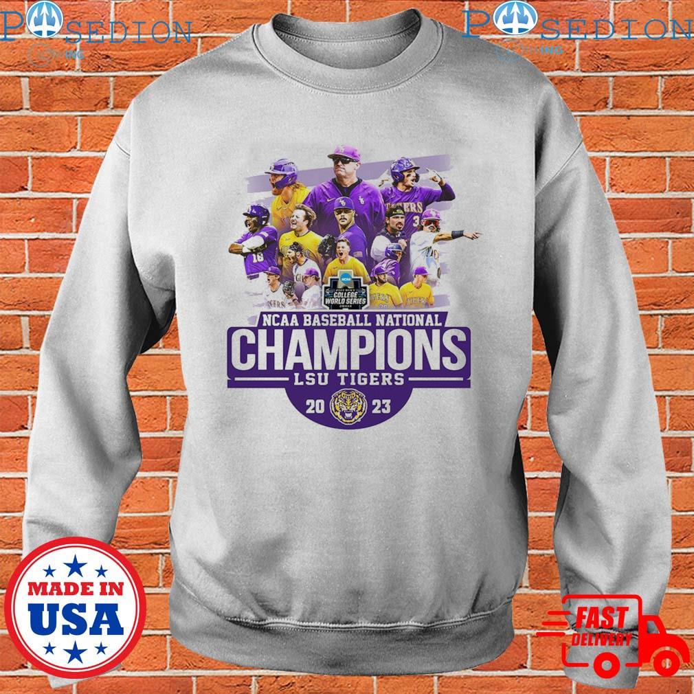 2023 National Champions Team Baseball LSU Tigers shirt, hoodie