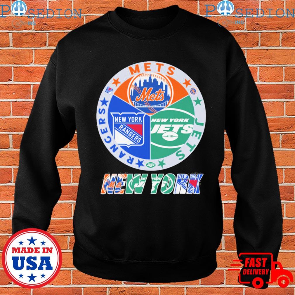 New York Jets Mets Rangers sport teams logo shirt, hoodie, sweater