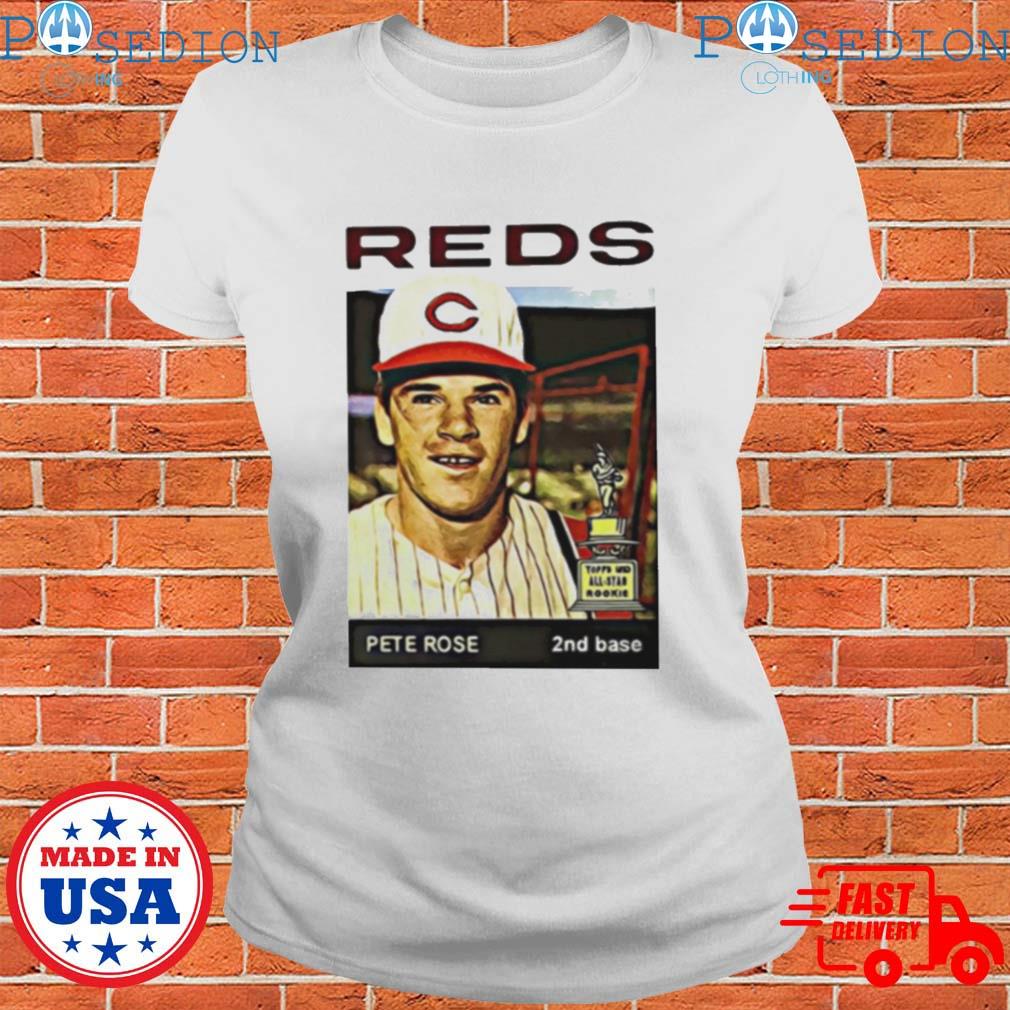 Vintage Cincinnati Reds T-Shirt Charlie Hustle Pete Rose Lift the Ban 14  Shirt L
