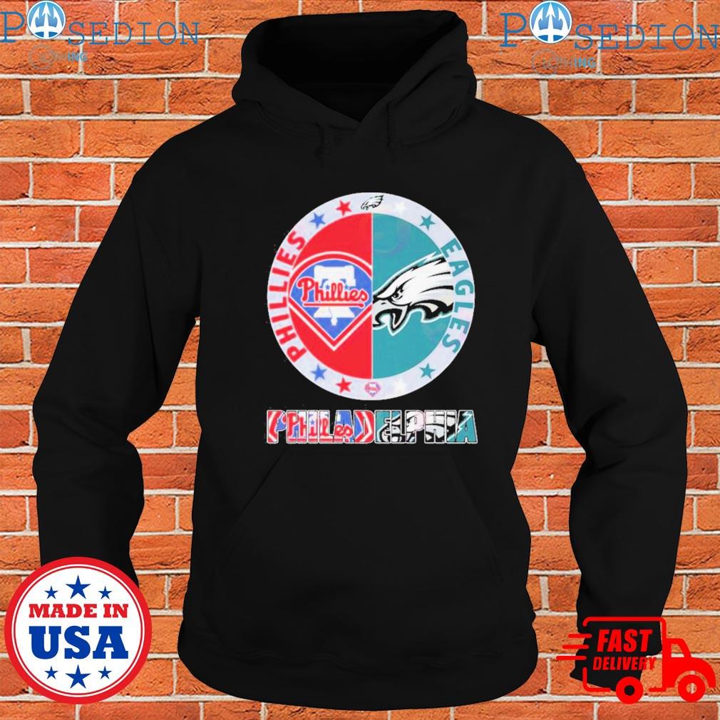 Official Logo Philadelphia sports team philadelphia phillies and  philadelphia eagles shirt, hoodie, sweater, long sleeve and tank top