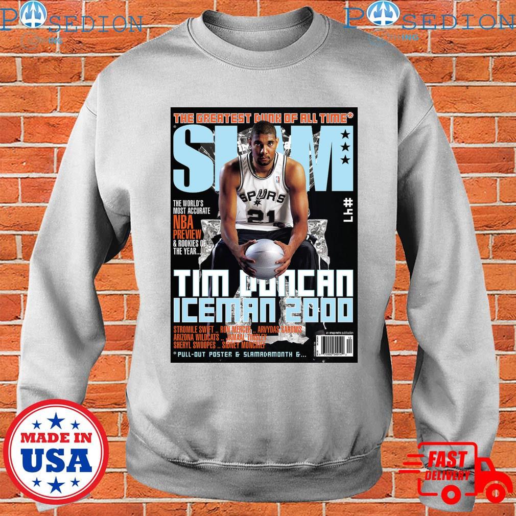 Slam cover tim duncan T-shirt, hoodie, sweater, long sleeve and tank top