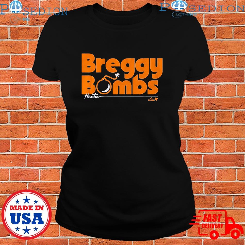 Alex Bregman Breggy Bombs Houston Shirt, hoodie, sweater, long