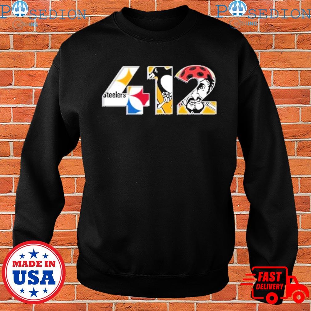 Area code 412 sports teams for Pittsburgh T-shirts, hoodie