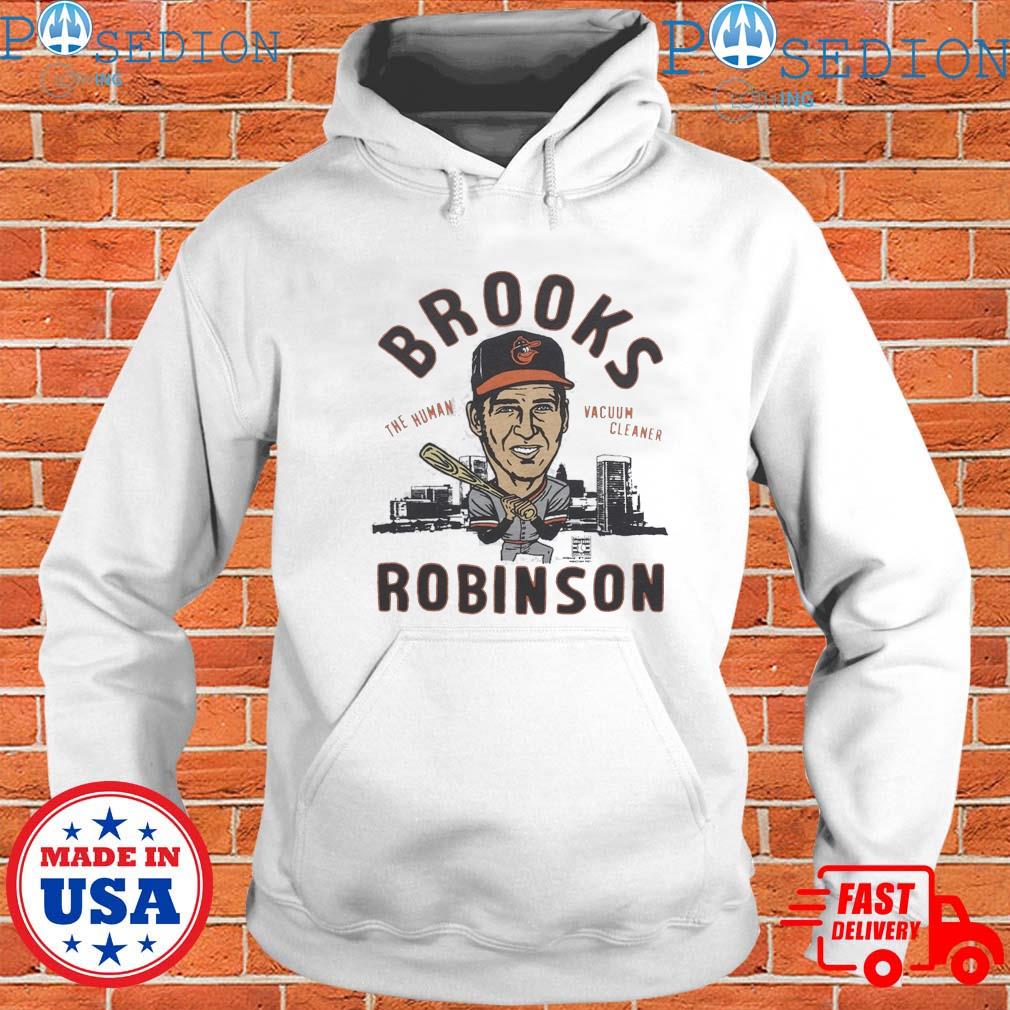 Human Vacuum Cleaner Brooks Robinson  Retro Baltimore Orioles T-Shirt –  HOMAGE