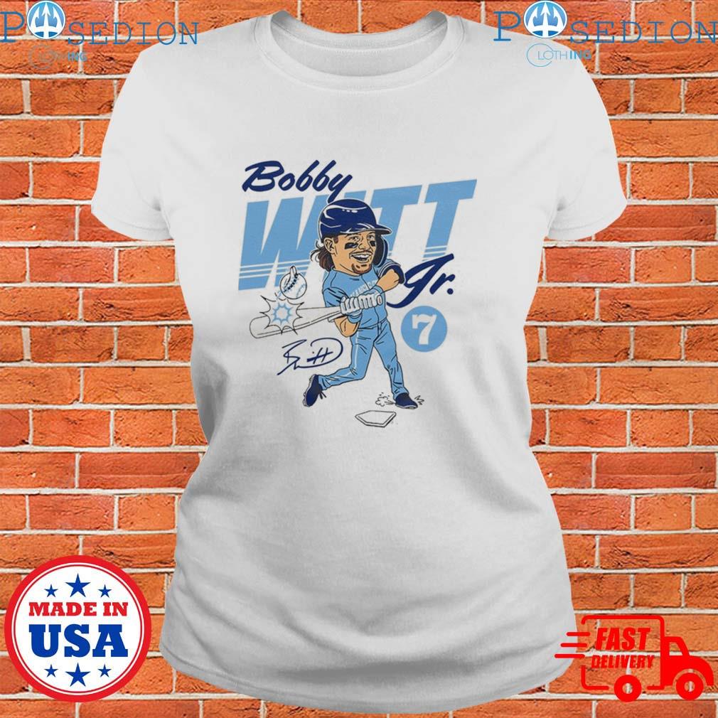 Official bobby witt jr. caricature 7 signatures T-shirt, hoodie, tank top,  sweater and long sleeve t-shirt