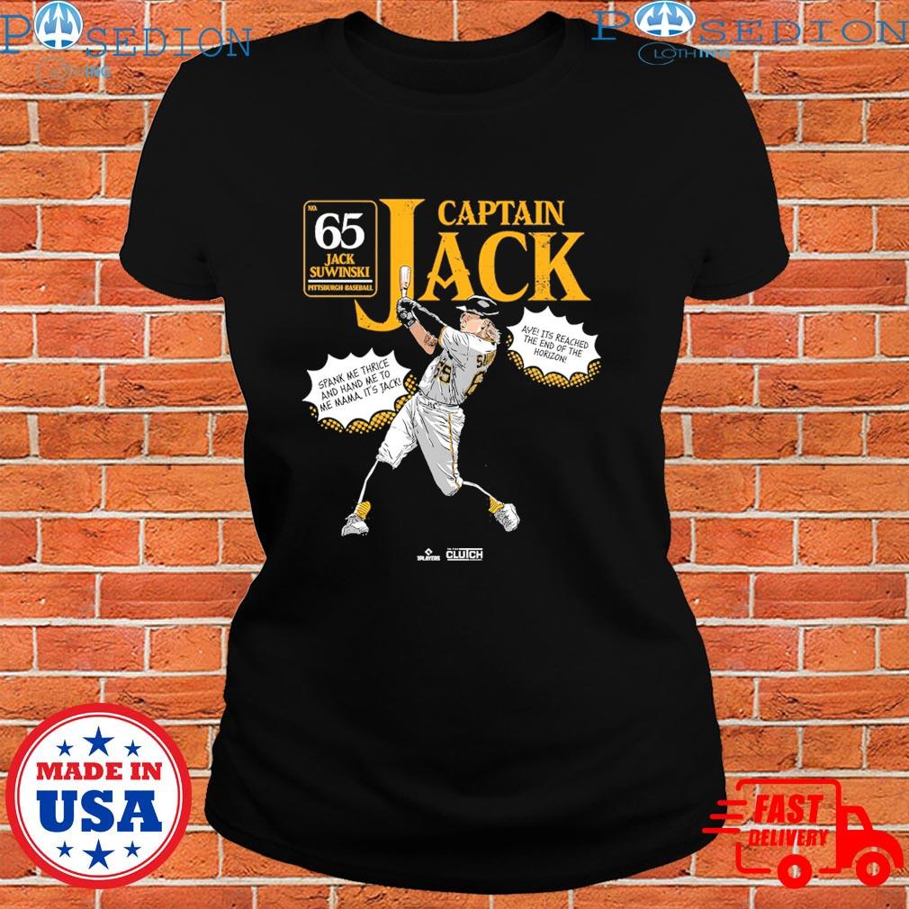 Jack Suwinski Captain Jack Pittsburgh Pirates shirt, hoodie, sweater, long  sleeve and tank top