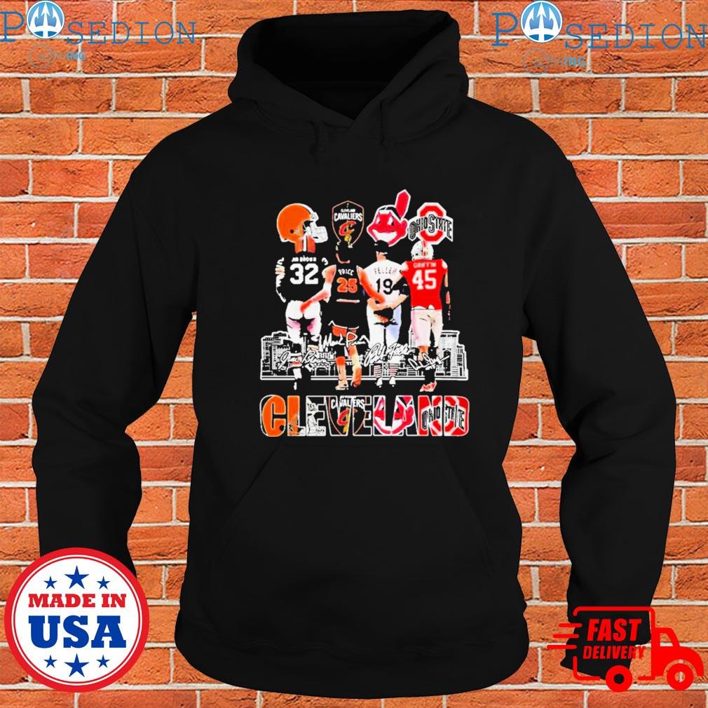 Cleveland And Champions 2023 With Signatures Browns X Cincinnati X  Cavaliers X Ohio State Shirt, hoodie, sweater, long sleeve and tank top