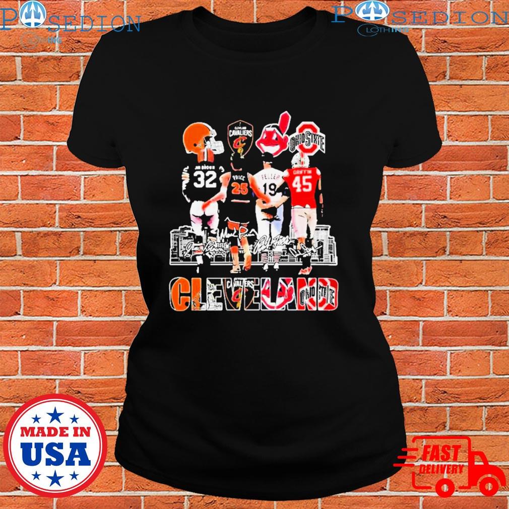 Cleveland And Champions 2023 With Signatures Browns X Cincinnati X  Cavaliers X Ohio State Shirt, hoodie, sweater, long sleeve and tank top