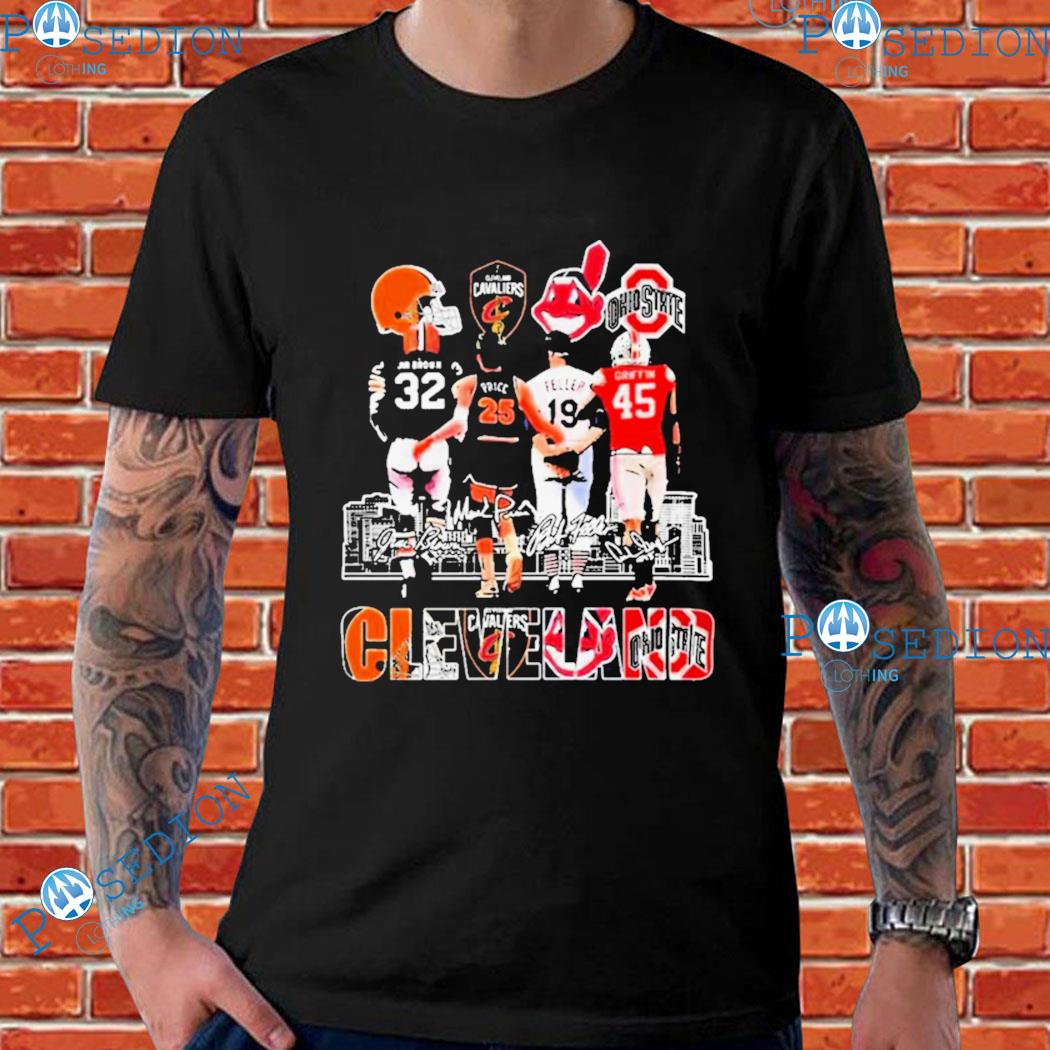 Cleveland And Champions 2023 With Signatures Browns X Cincinnati X  Cavaliers X Ohio State Shirt, hoodie, sweater, long sleeve and tank top