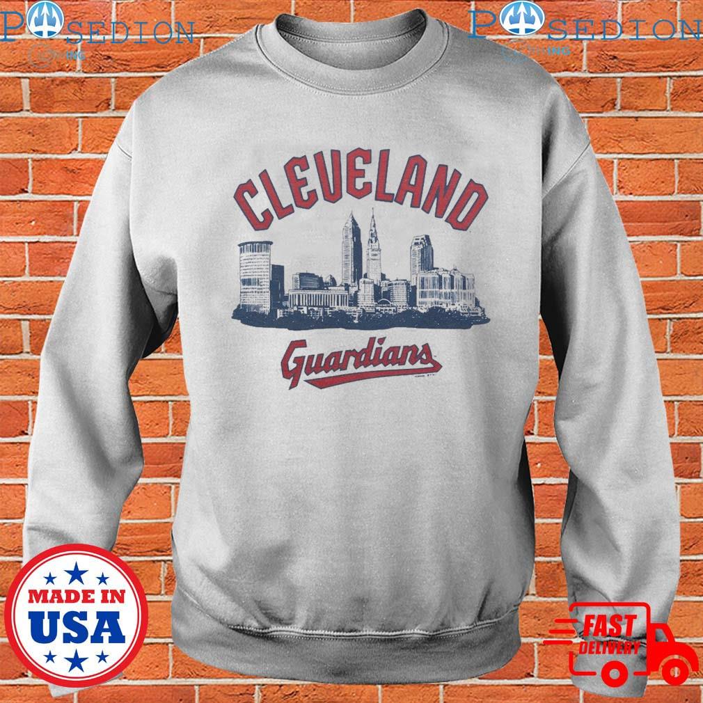 Official cleveland guardians skyline T-shirts, hoodie, tank top, sweater  and long sleeve t-shirt