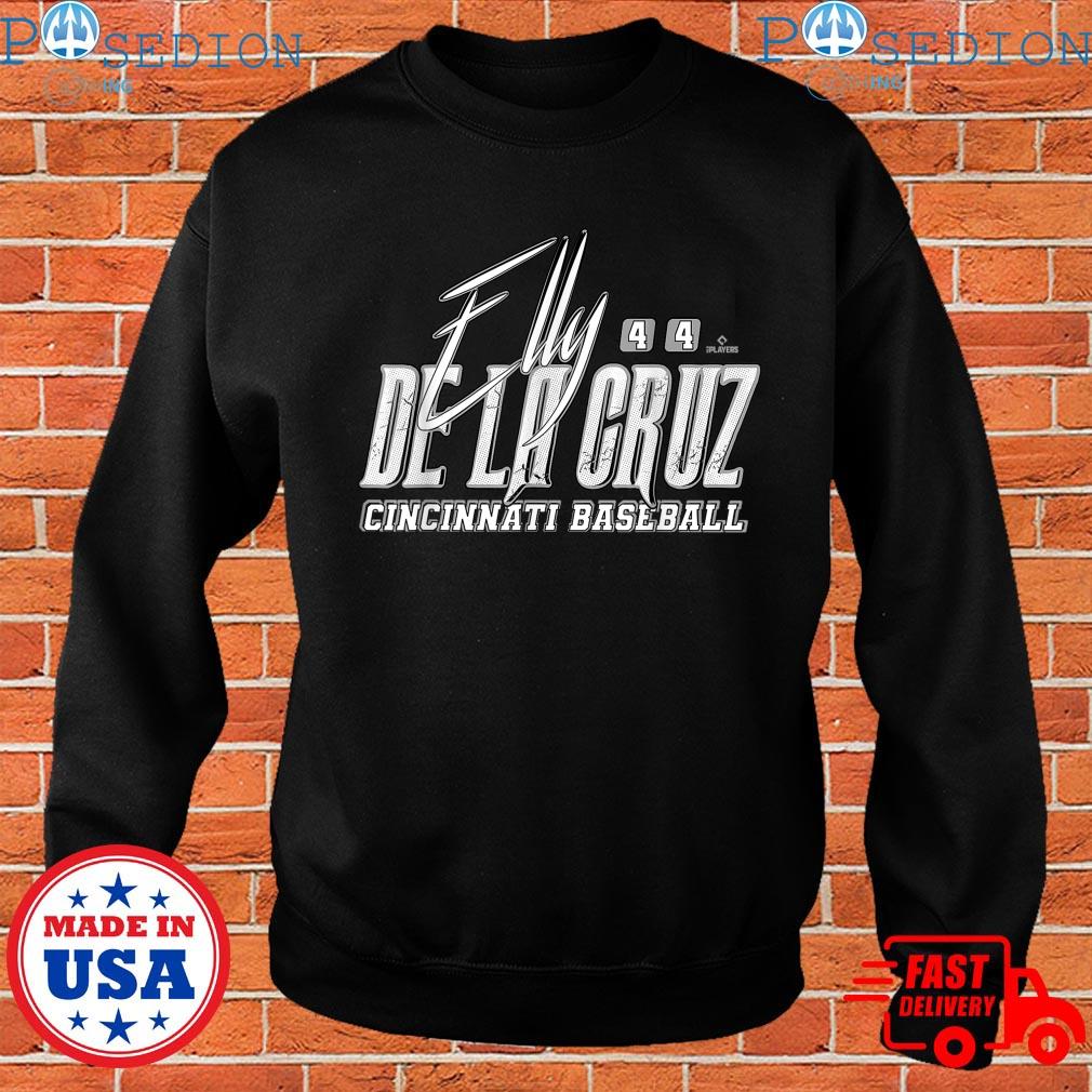  Elly De La Cruz Cincinnati Baseball Christmas Sweater MLBPA  T-Shirt : Clothing, Shoes & Jewelry