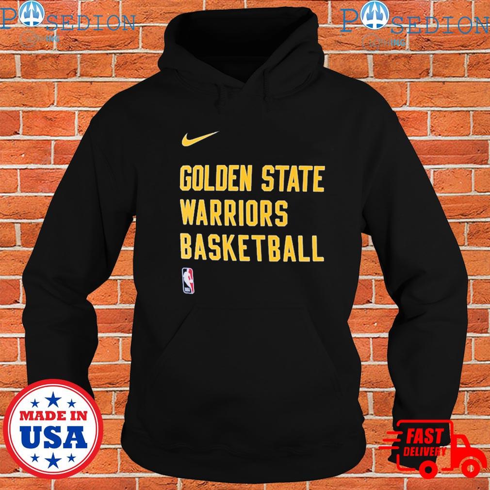 Men's Nike Royal Golden State Warriors Practice Pullover Performance Hoodie