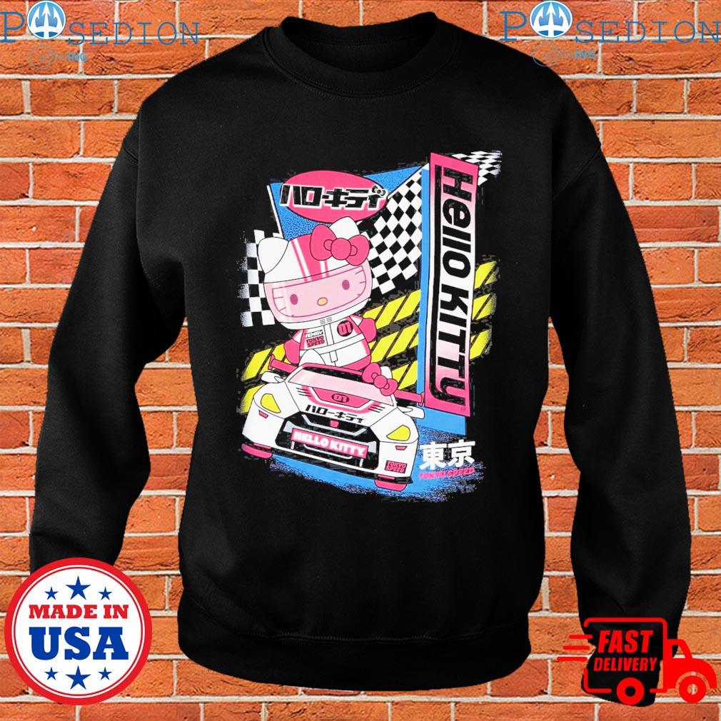 Hello Kitty Racer Boyfriend Fit Girls T-Shirt