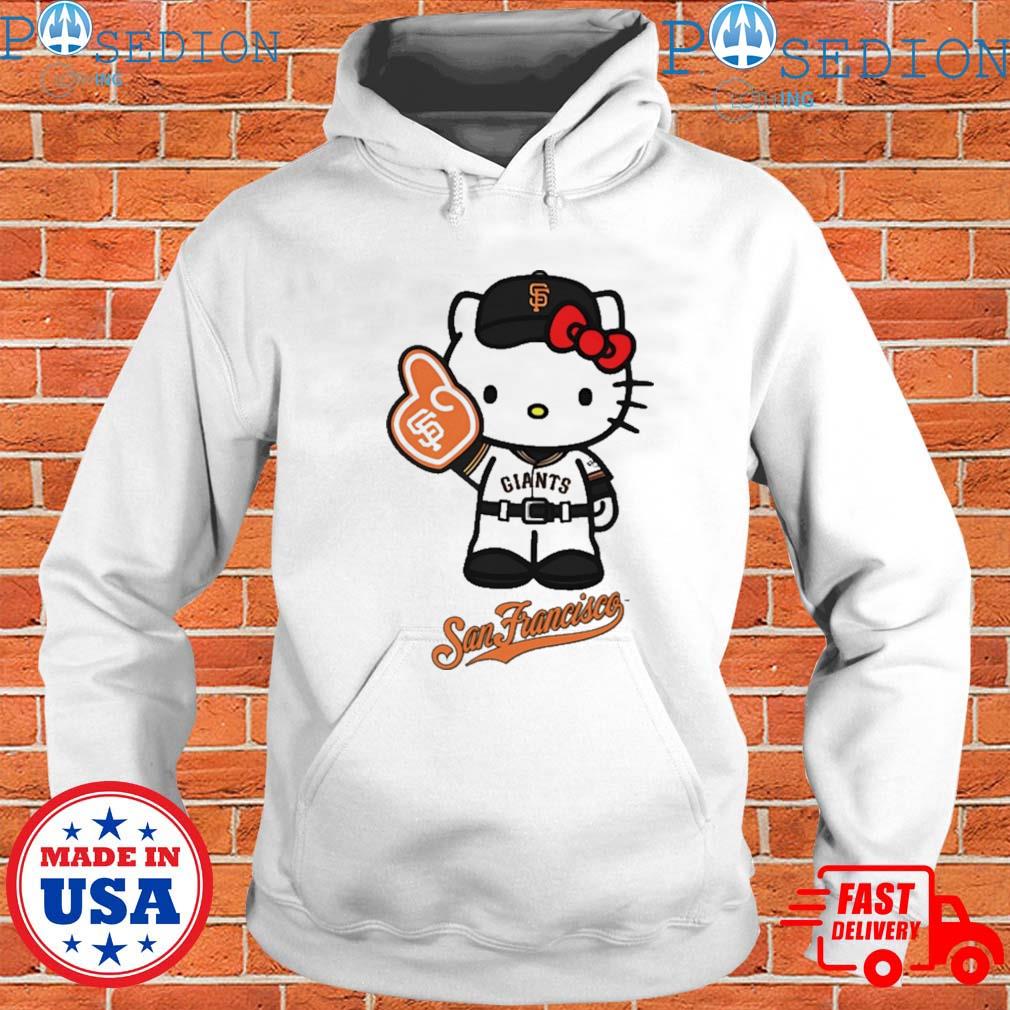 Cute Hello Kitty Giants T Shirt, Cheap Baseball Team San Francisco Giants T  Shirt Mens - Allsoymade