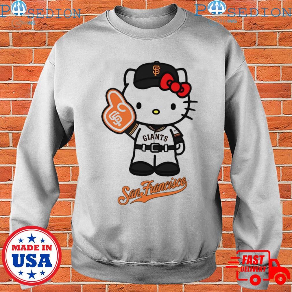 Cute Hello Kitty Giants T Shirt, Cheap Baseball Team San Francisco Giants T  Shirt Mens - Allsoymade