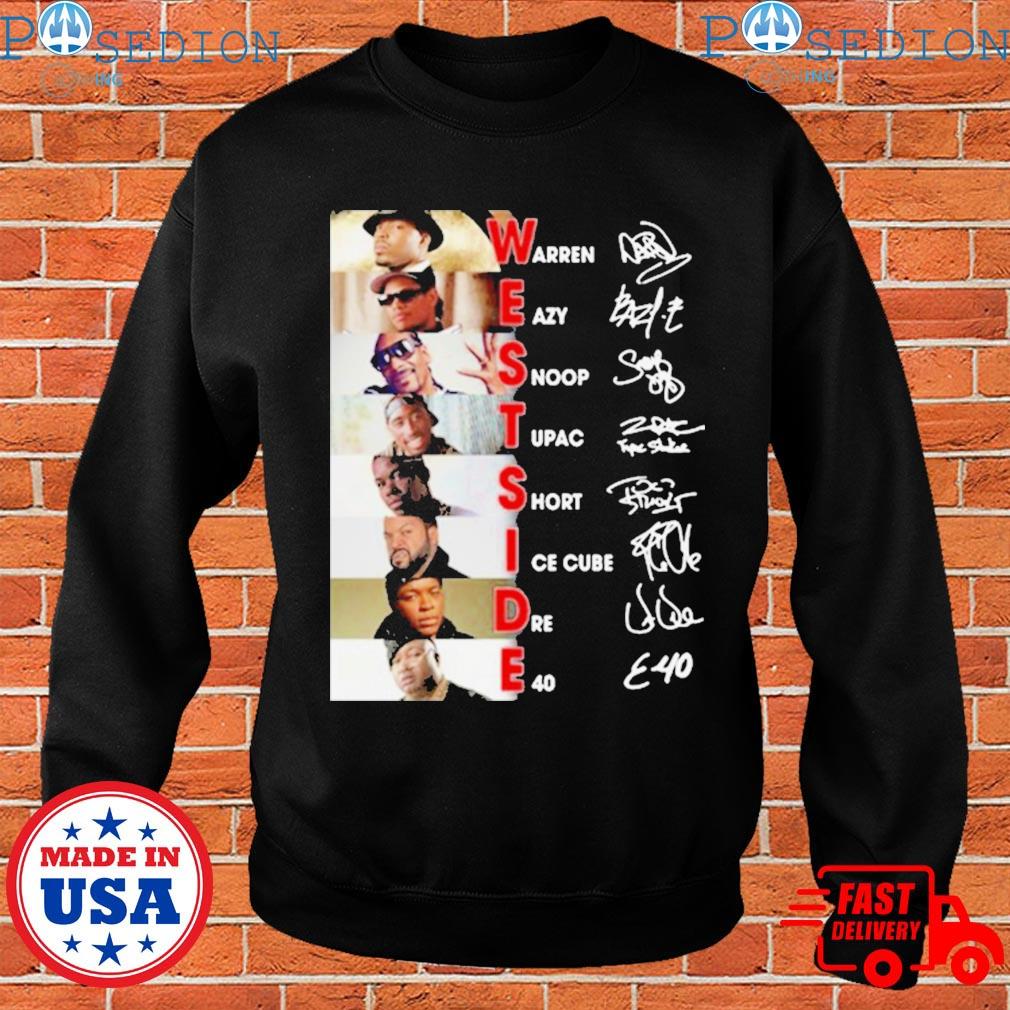 Official hip hop halftime show westside signatures T-shirt, hoodie, tank  top, sweater and long sleeve t-shirt