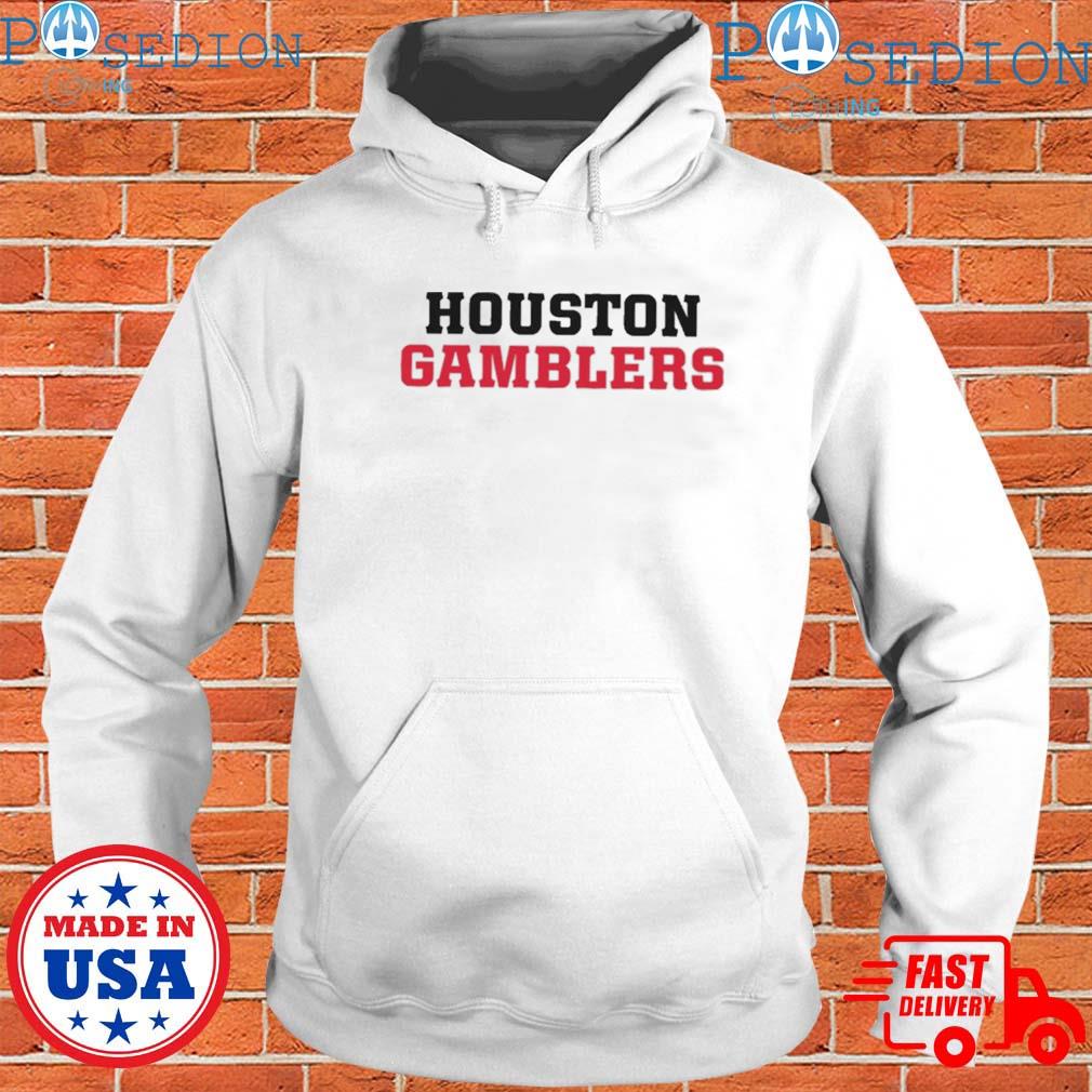 vp-bda Houston Gamblers Authentic Sideline Hoodie Gray / M