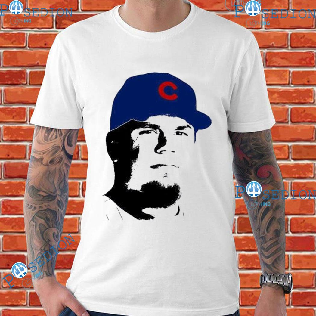 Kyle schwarber big head silhouette chicago baseball fan T-shirts