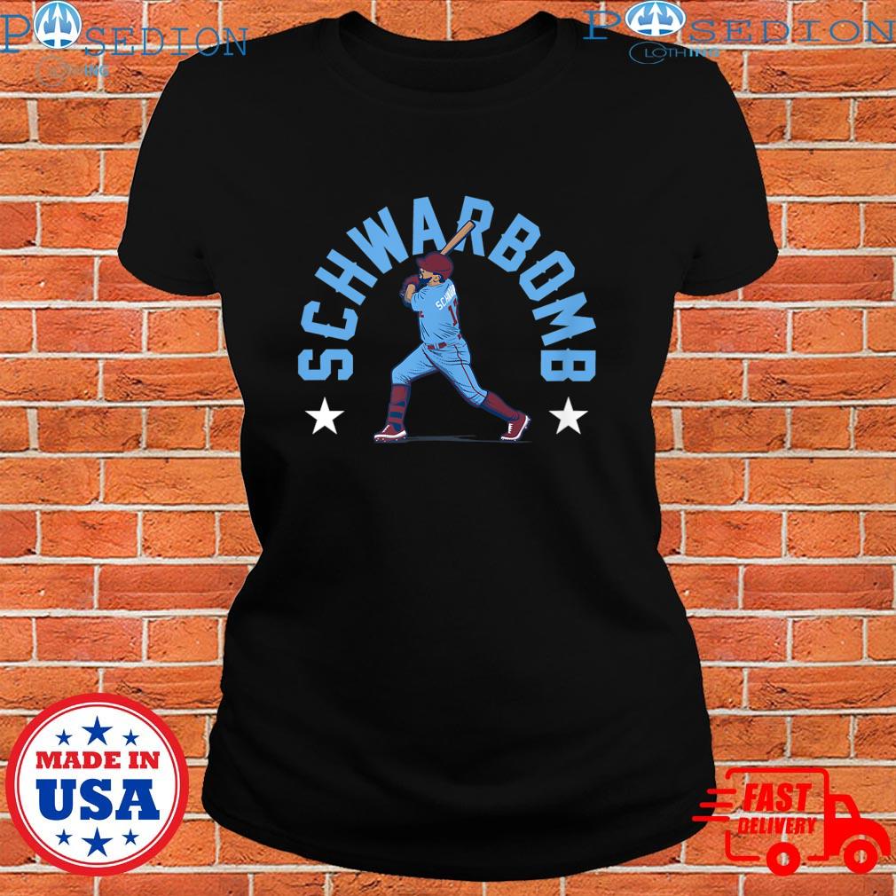  Kyle Schwarber - Schwarbomb Philly - Philadelphia Baseball T- Shirt : Sports & Outdoors