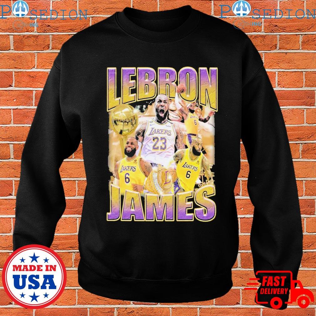 Official Number 6 Lebron James Lakers basketball t-shirt, hoodie, sweater,  long sleeve and tank top