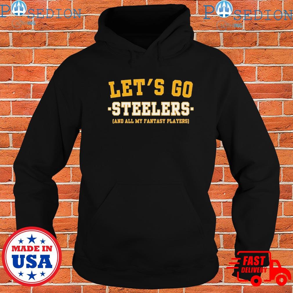 Pittsburgh Steelers Logo Heart Let's Go Steelers Shirt